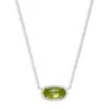 ELISA NECKLACE PERIDOT ILLUSION