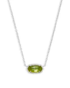 ELISA NECKLACE PERIDOT ILLUSION