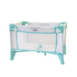 Pack-and-Play Crib Soft Gray