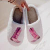 Pink Sequin Kicking Boots Slippers -Simply Devine Gifts And Decor Shop girls slippers white boot print eb1a2e07 3dfc 43c2 aec9 6a7e35fba9fc