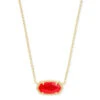 Elisa Necklace Red Illusion -Simply Devine Gifts And Decor Shop kendra scott elisa necklace gold red illusion 00 lg