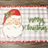 Bamboo Mat, Santa Merry Christmas -Simply Devine Gifts And Decor Shop mn1 003360