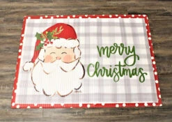 Bamboo Mat, Santa Merry Christmas