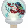Watercolor Snowman Shimmer Disk LED Night Light -Simply Devine Gifts And Decor Shop mx190320