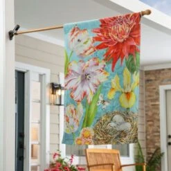 Fleur Nest Suede Flag Collection