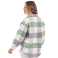GREEN/GRAY PLAID WOMEN'S SHACKET 7 GREEN/GRAY PLAID WOMEN'S SHACKET -Simply Devine Gifts And Decor Shop shacket green plaid for women boutique 2048x f139f826 6c8e 4a0a 9640 75739fa9c79f