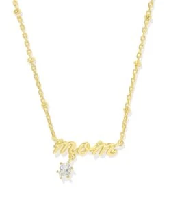 MOM CRYSTAL SHORT PENDANT NECKLACE -Simply Devine Gifts And Decor Shop unnamed 34