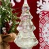 LED Liquid Motion Glitter Christmas Tree Table Decor